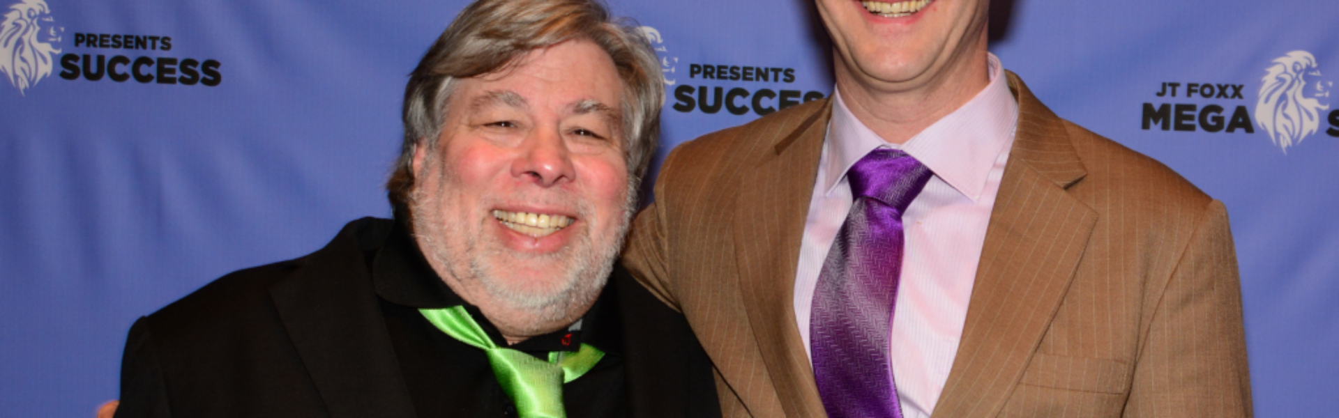 Steve Wozniak at Megasuccess 2017 with Erwin Wils