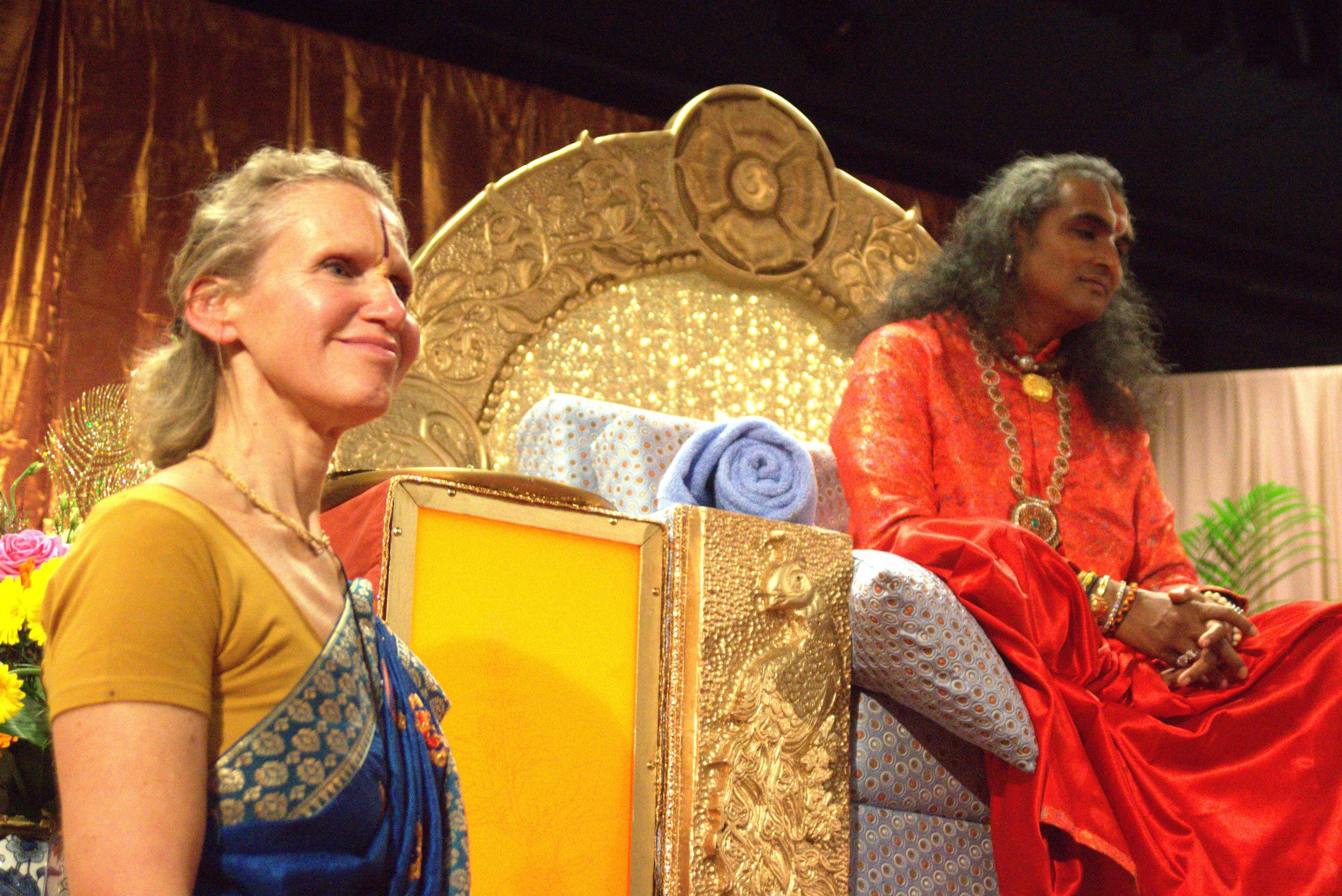 Bhakti Marga Saraswati Dasi and Paramahamsa Vishwananda