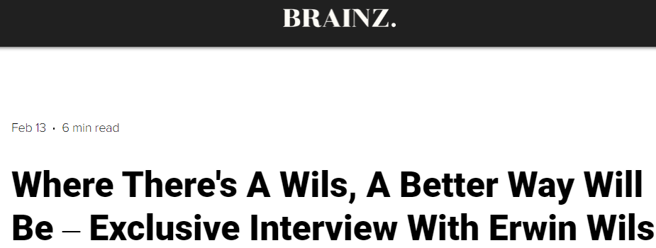 Brainz Magazine - Exclusive interview